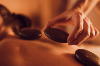 winter warm stone massage